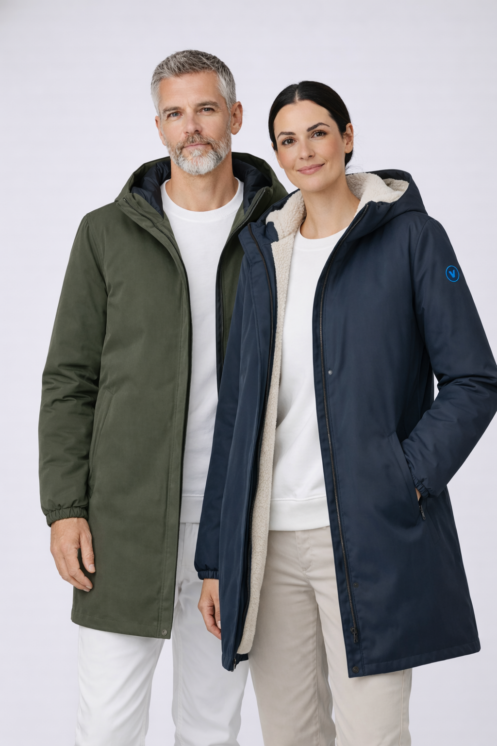 Chaqueta Impermeable Sostenible Forrada de Sherpa Unisex - Very