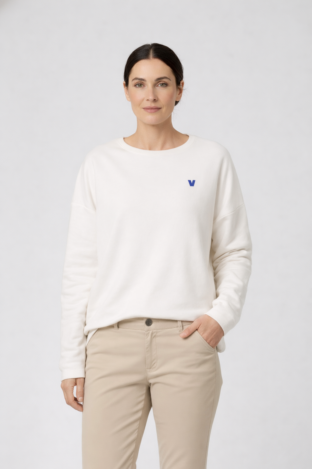 Sudadera Alma Off White Woman - Very