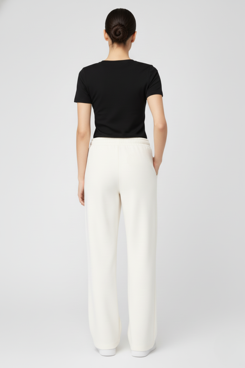 Pantalón Jogger French Terry Relaxed Fit Sostenible Mujer - Very