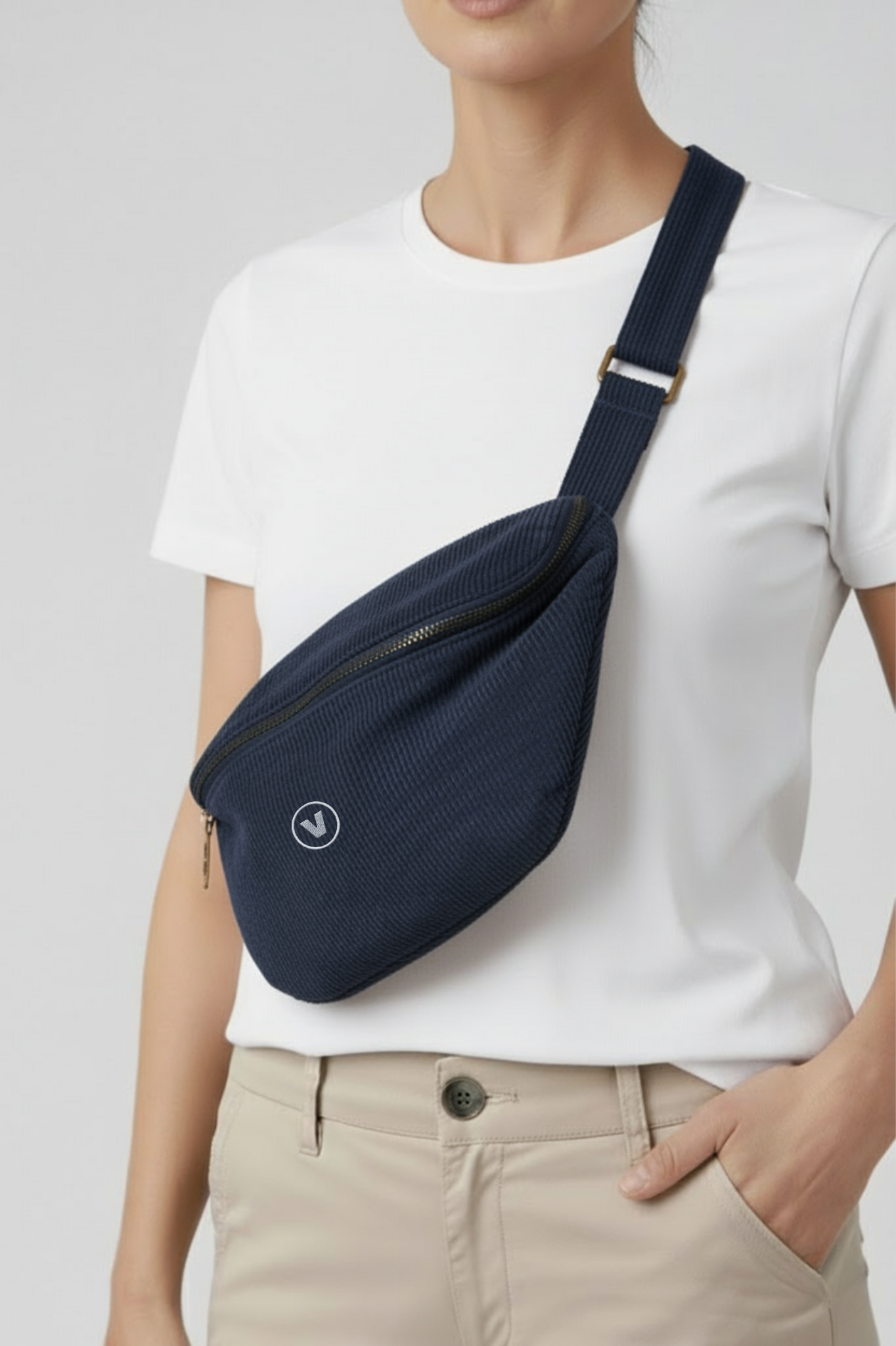 Riñonera de Pana Ecorresponsable Efecto Lavado - Very