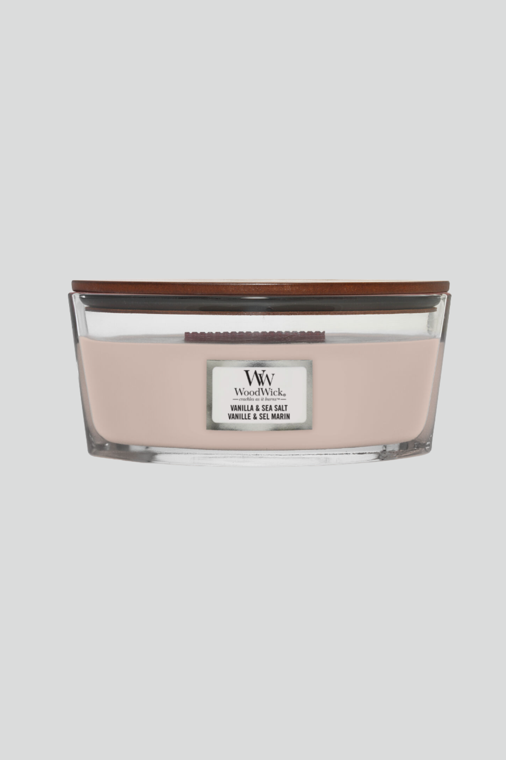 Vela WoodWick Mini Vainilla & Sea Salt