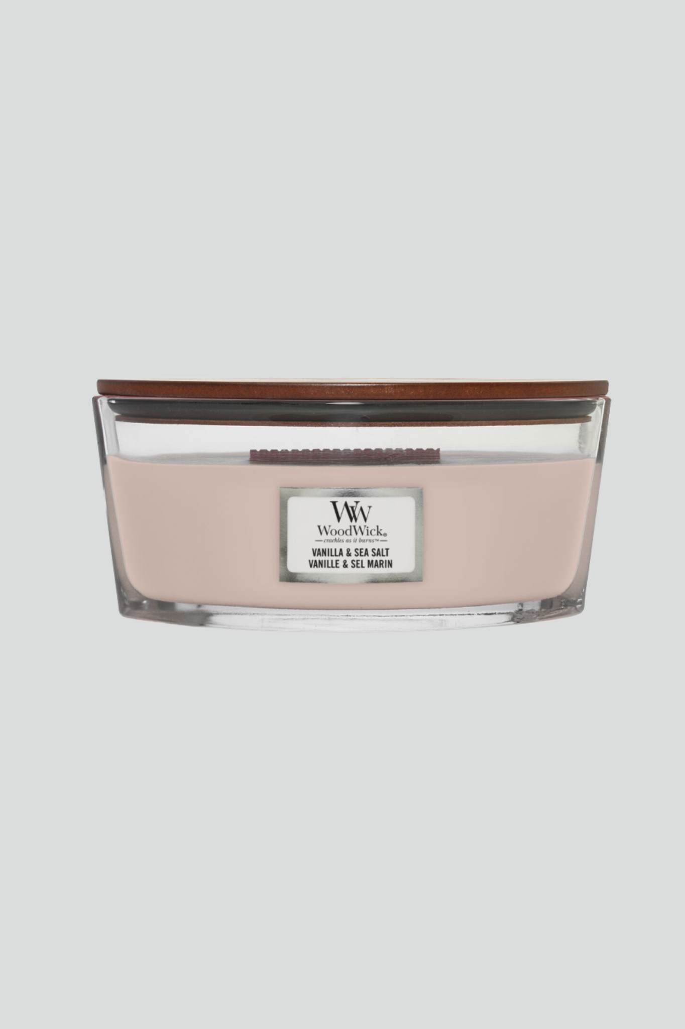 Vela WoodWick Mini Vainilla & Sea Salt